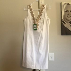 Gorgeous white Lilly Pulitzer Bentley shift dress